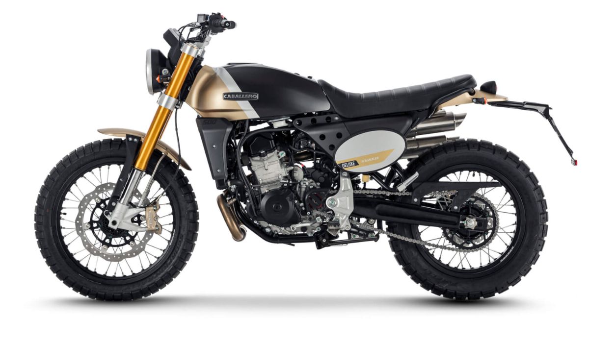 Brame Sports MOTOS + 125cc FANTIC Caballero Scrambler Deluxe 500