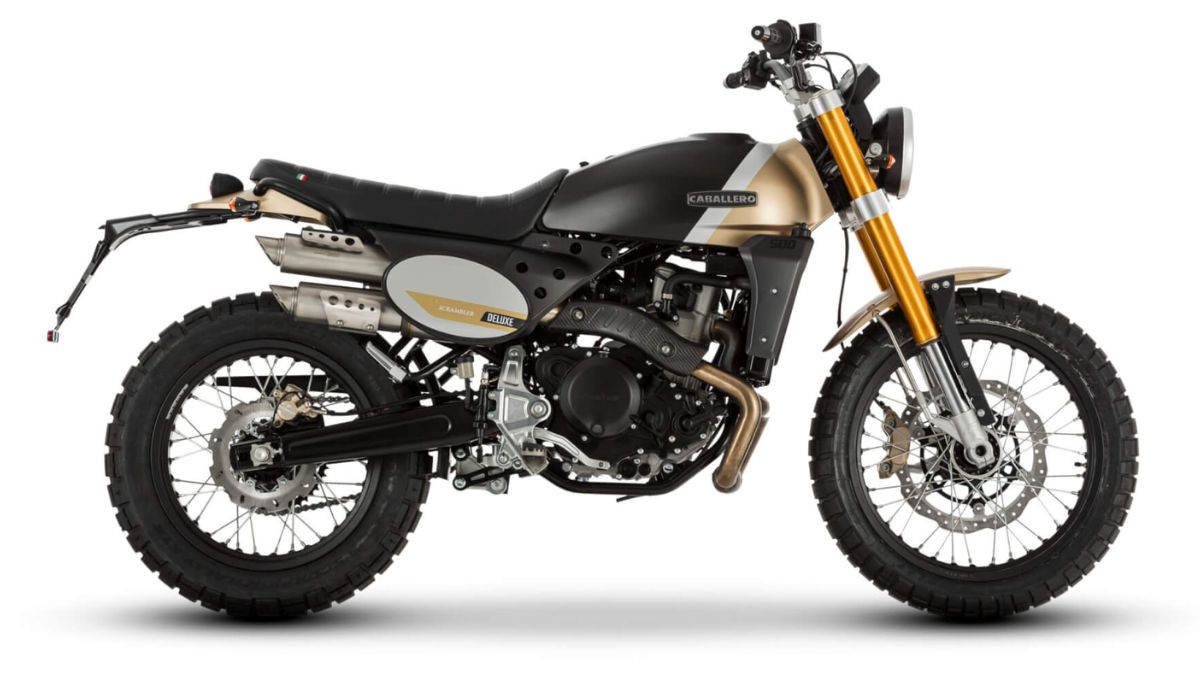 Brame Sports MOTOS + 125cc FANTIC Caballero Scrambler Deluxe 500